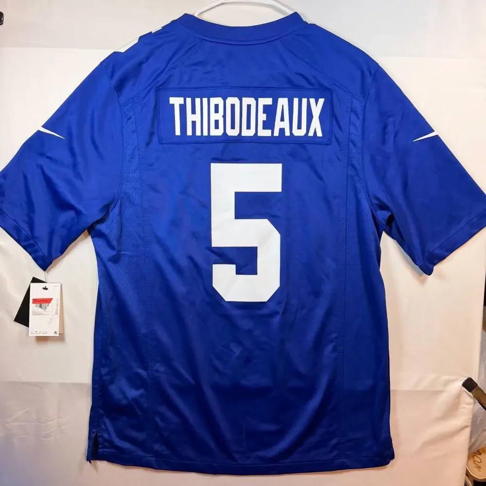 Nike New York Giants Kayvon Thibodeaux #5 Game Jersey NWT Mens Size Large